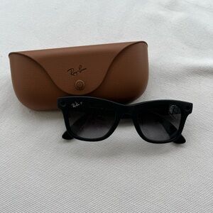 Black Ray-Ban Meta WAYFARER Sunglasses 50-22
